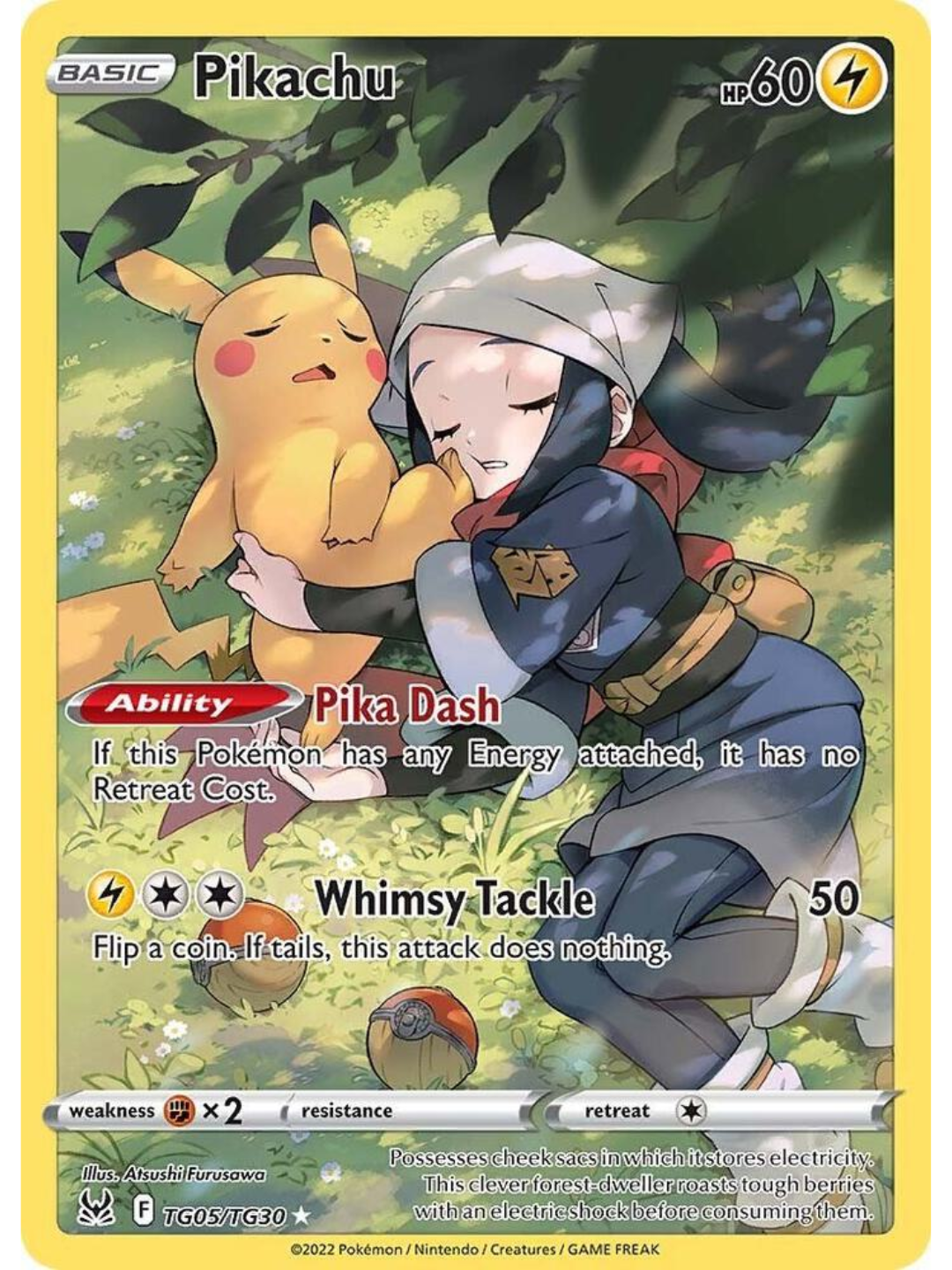 Pikachu Full Art Holofoil (slab)