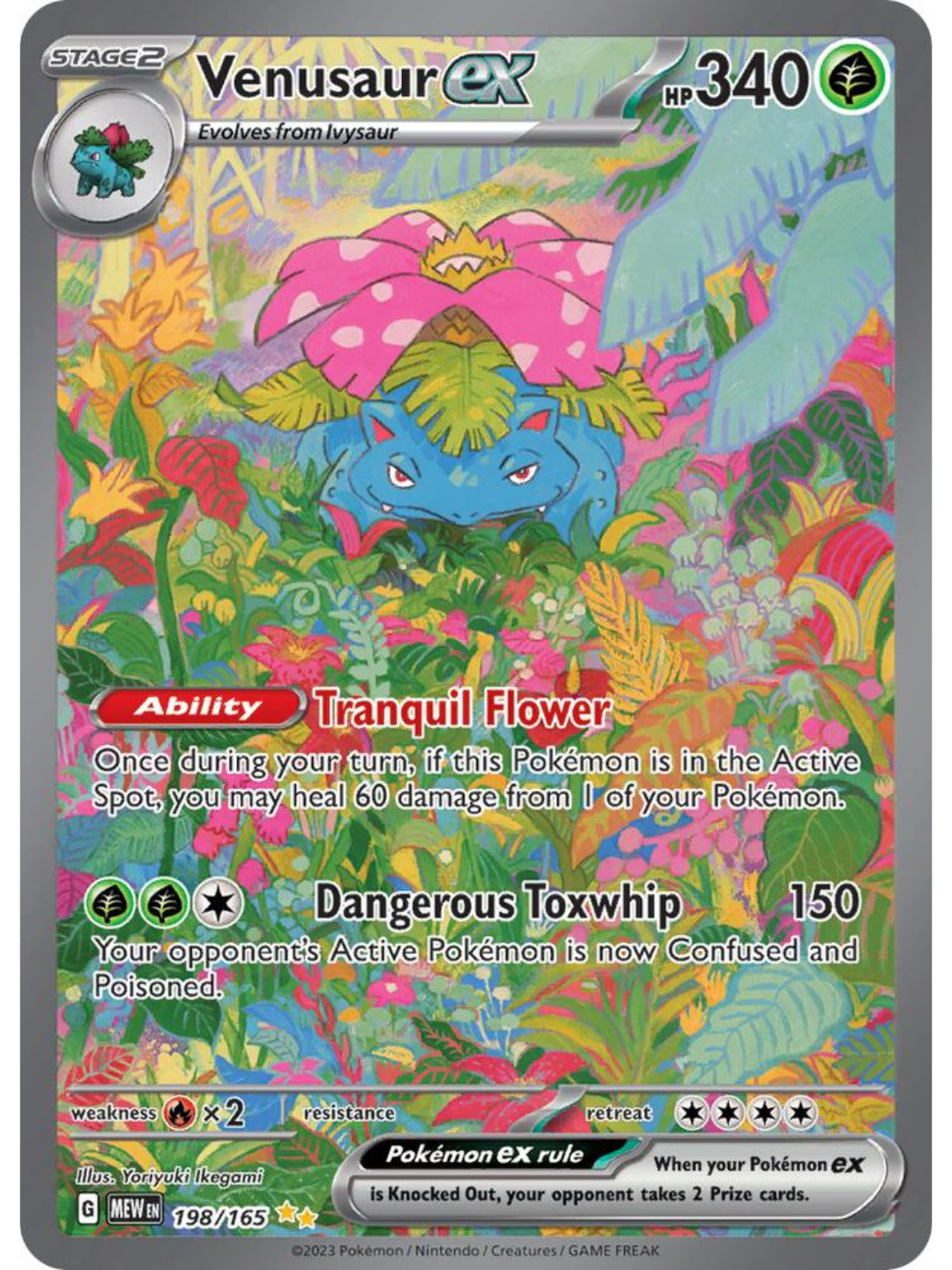 Venusaur ex 151 Full Art